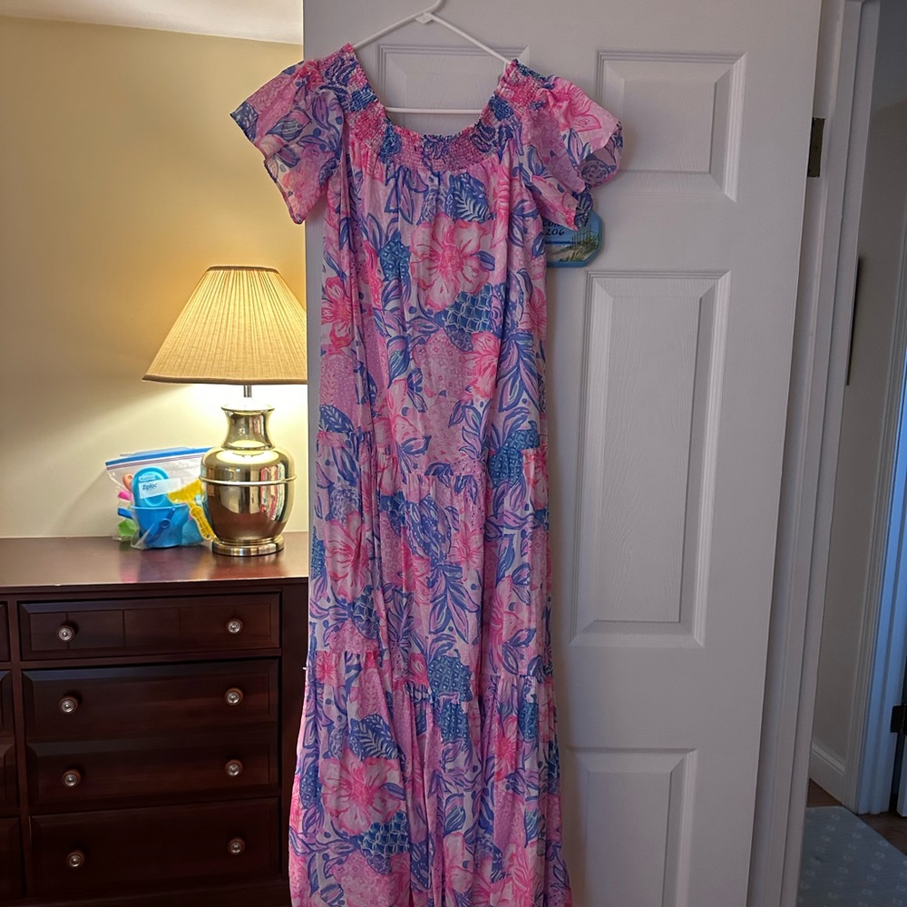 Lilly Pulitzer Dezi Off-The-Shoulder Dress